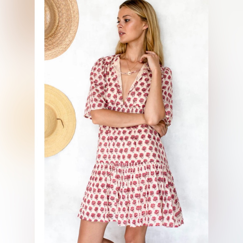 Emerson Fry India Collection Isla Dress in Alma Organic Floral size XS/S